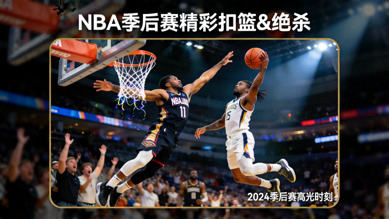 NBA季后赛精彩扣篮与绝杀录像视频缩略图