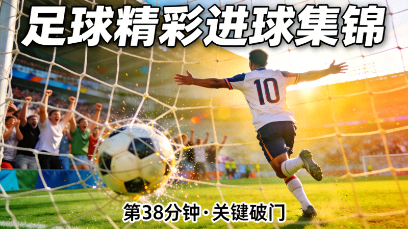 足球精彩进球集锦视频缩略图 - 球员庆祝进球瞬间